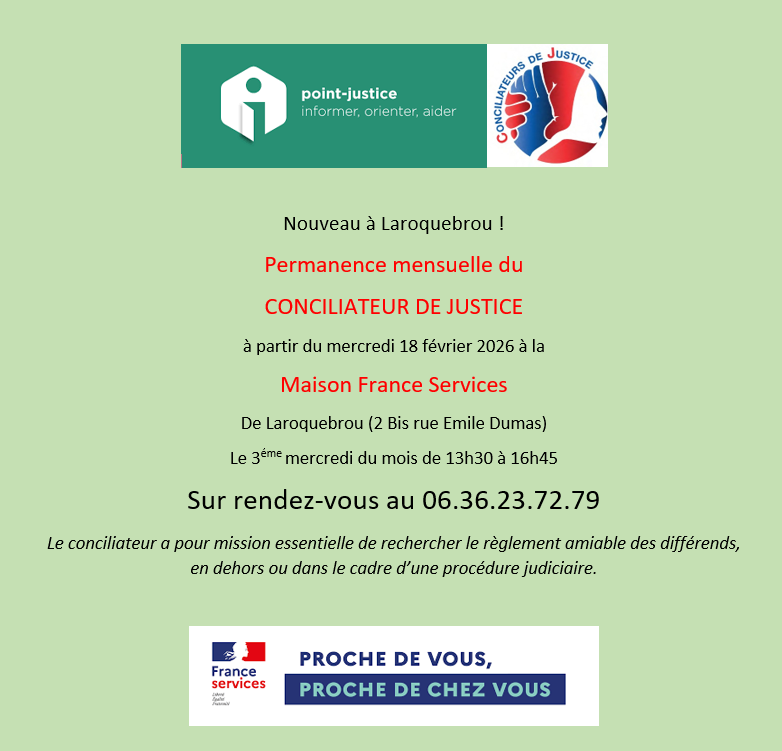 Permanence Conciliateur de Justice