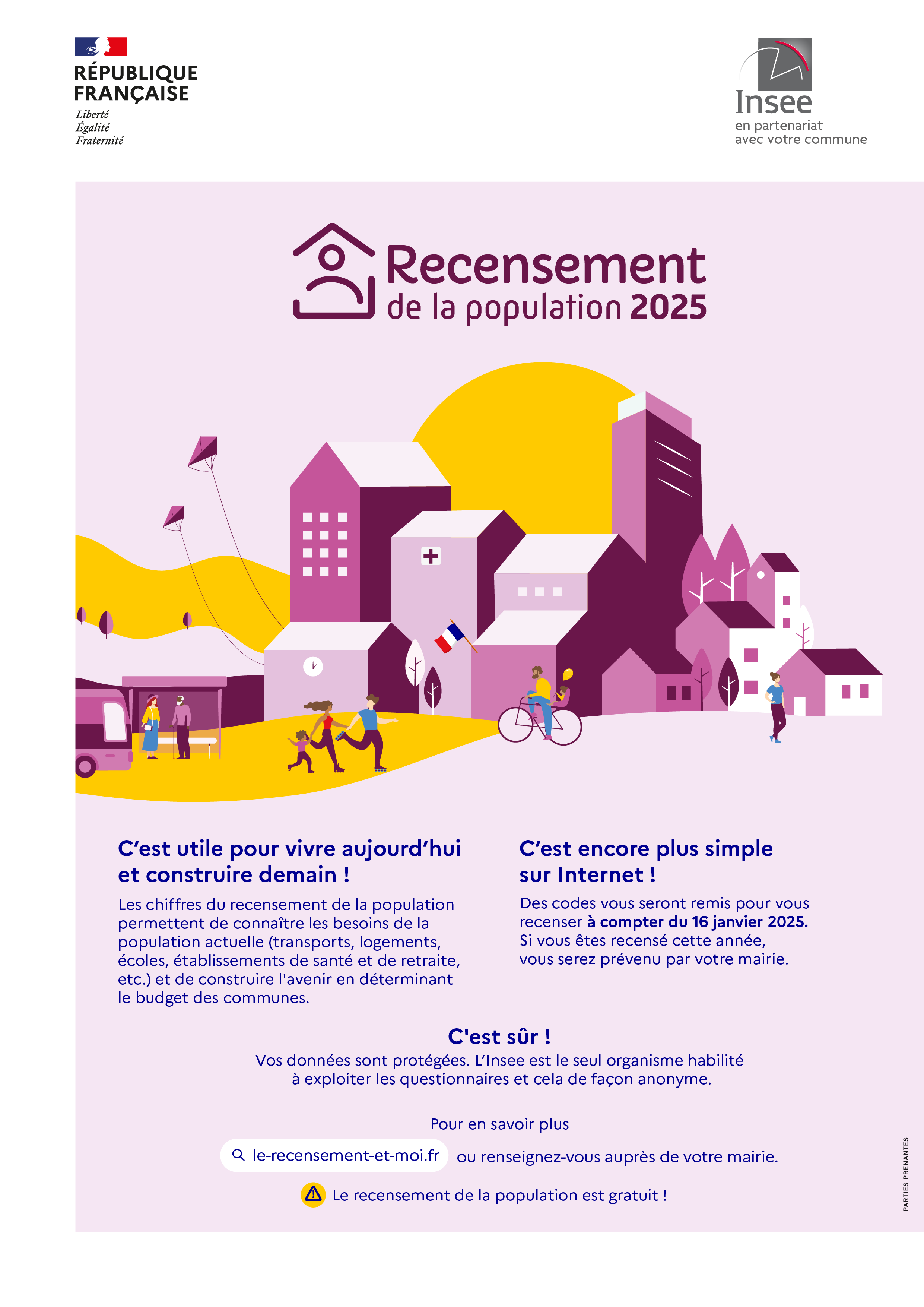Recensement de la population 2025
