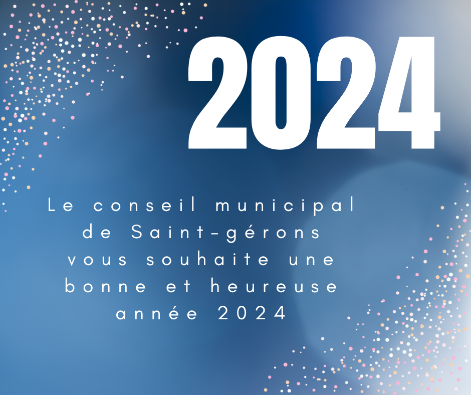 Bonne année 2024