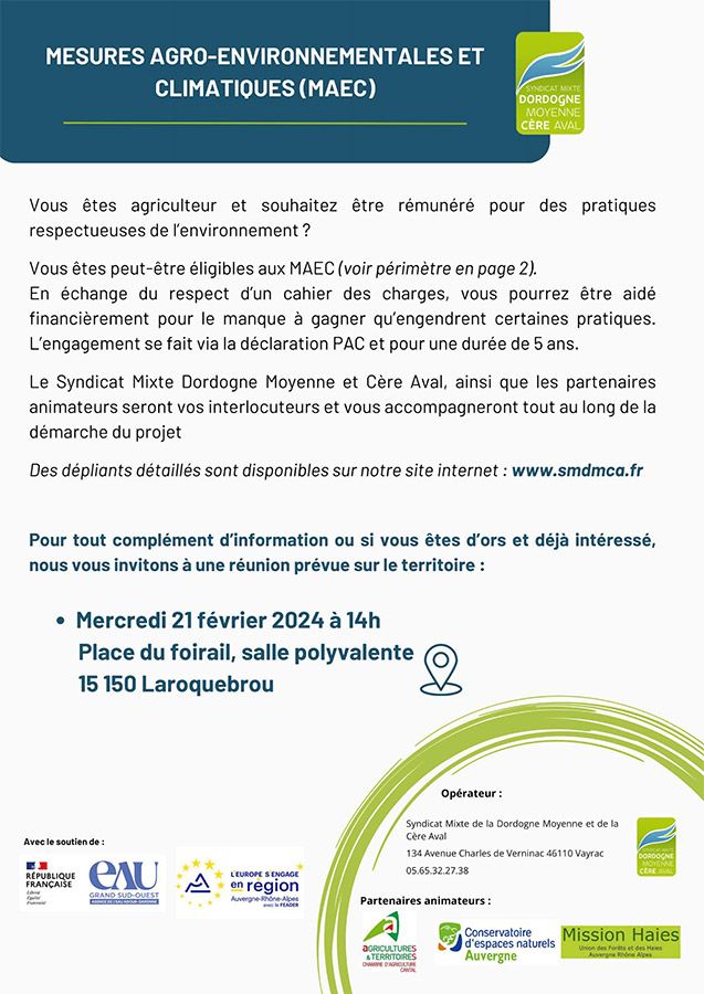 Mesures Agro-Environnementales et climatiques
