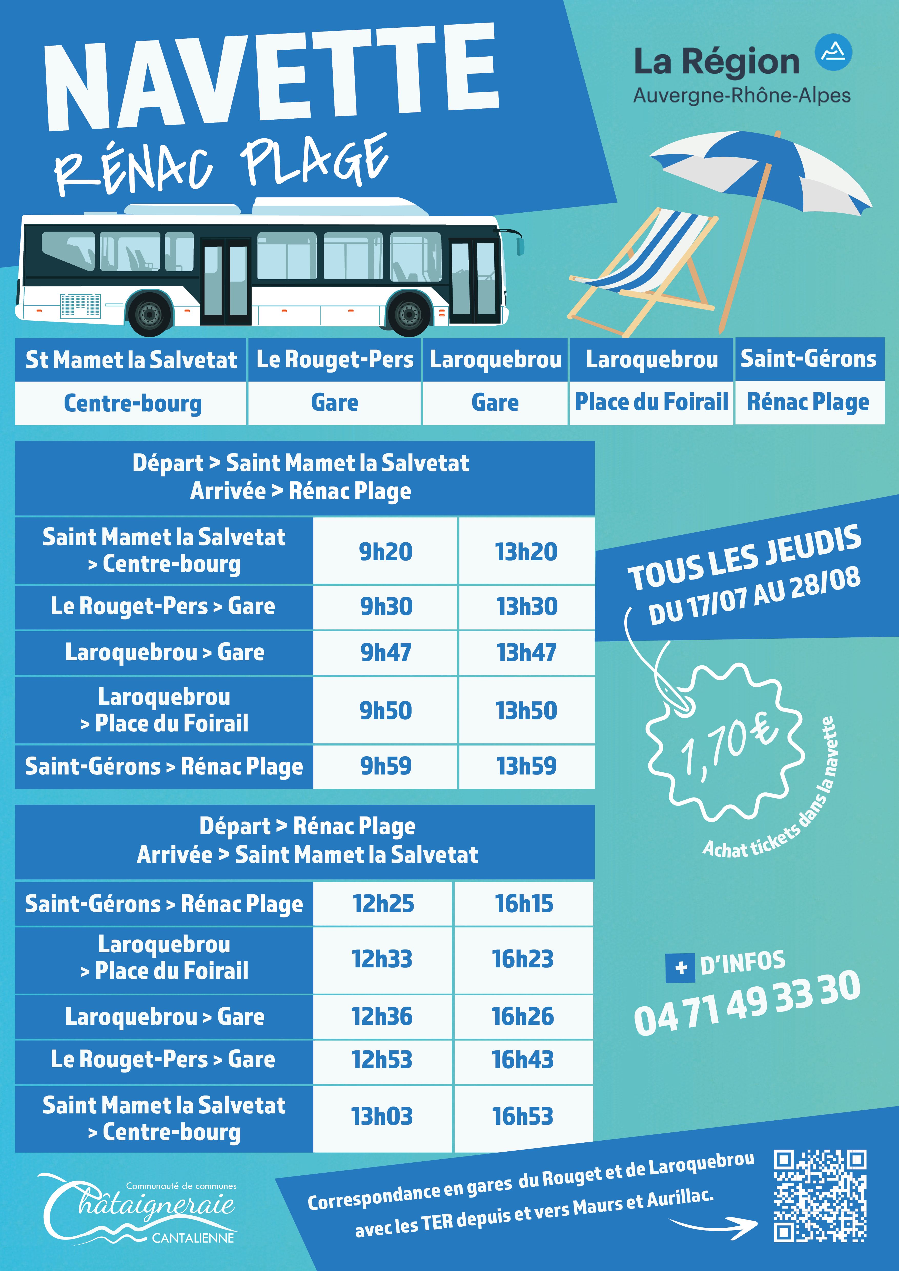 Navette plages